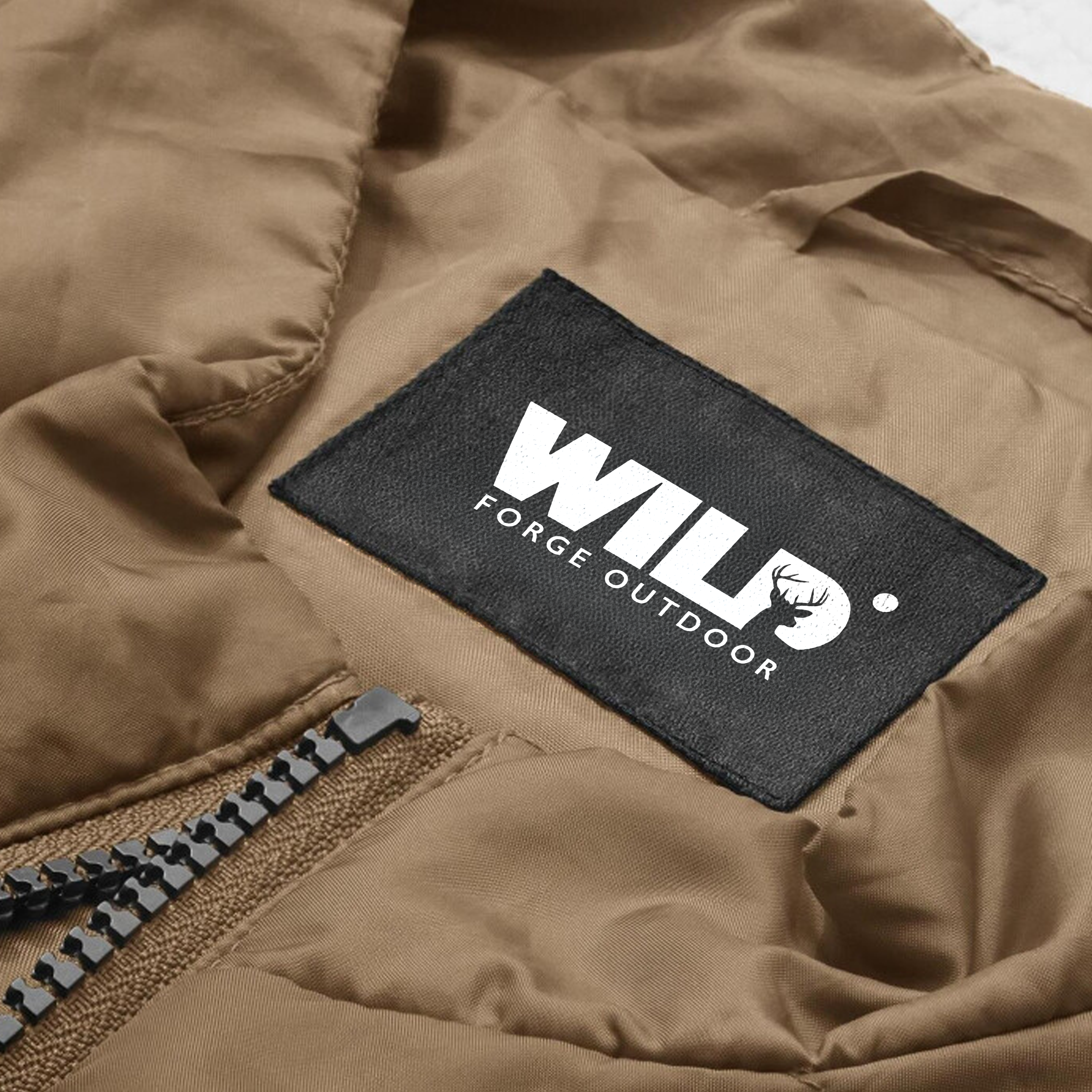 Outdoor brand woven patch